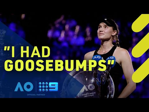 Elena Rybakina’s classy runner up speech - 2023 Australian Open Women’s Final | Wide World of Sports