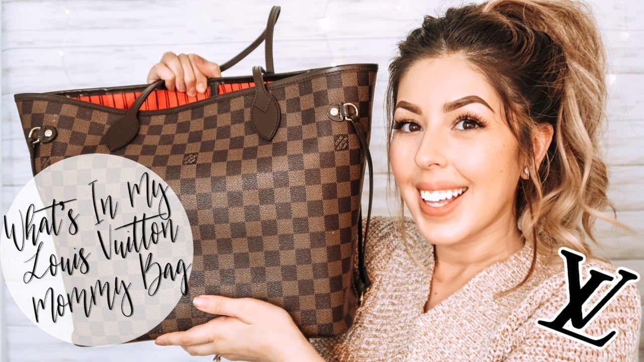 What's In My Mom Bag - Louis Vuitton MM Neverfull