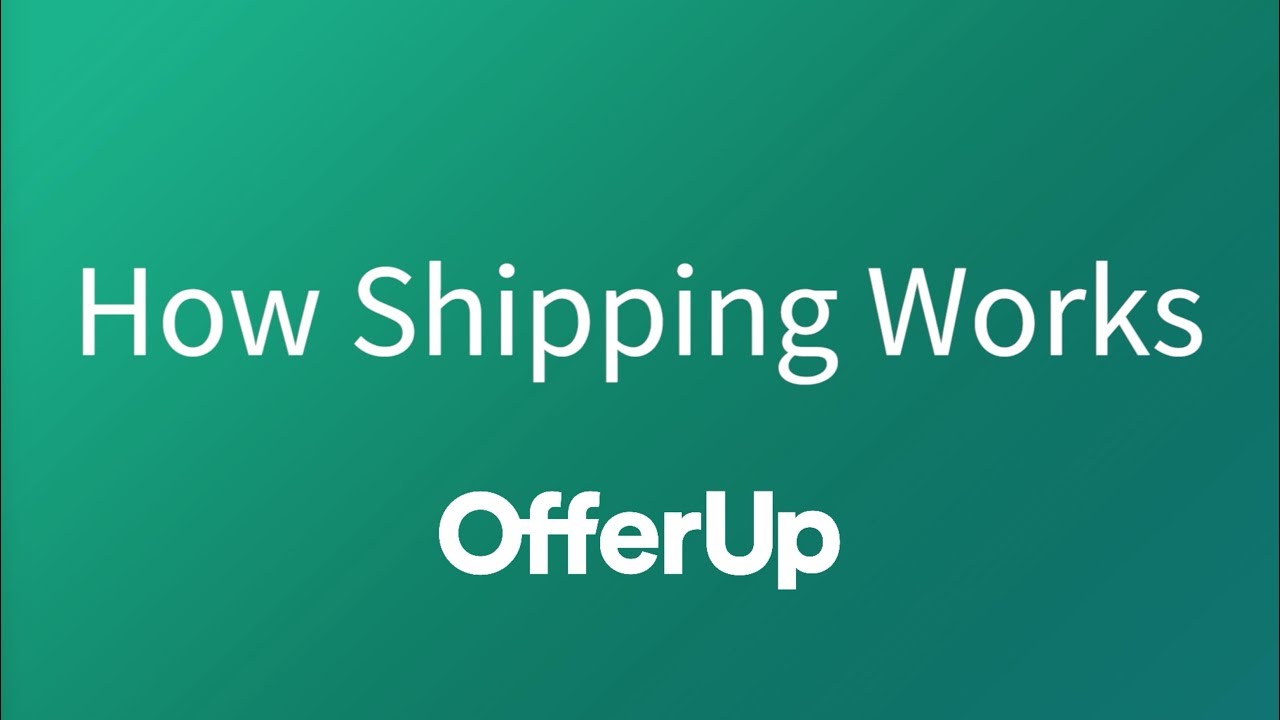 how shipping works on offerup youtube how shipping works