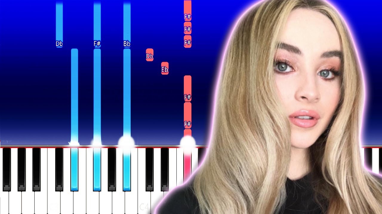 Sabrina Carpenter - how many things (Piano Tutorial) - YouTube