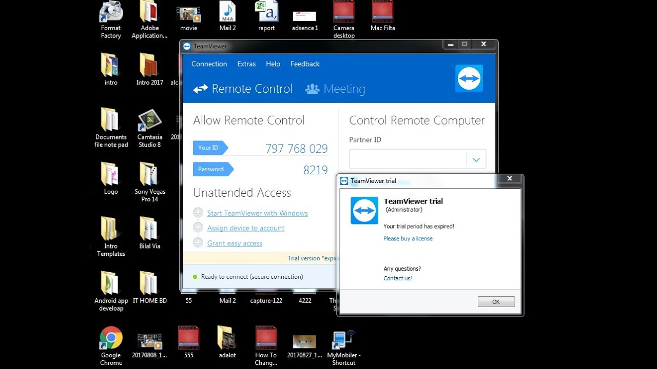 how to download teamviewer after trial period expired