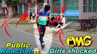 Wow reaction from public😱😱 || Don’t miss the End 🔥🔥 #skating #brotherskating #skater #india