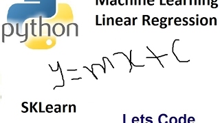 Python tutorial on LinearRegression