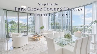 Inside Park Grove (T2) Unit 5A: A Stunning 4 Bedroom + Den Corner Residence (Coconut Grove, Miami)