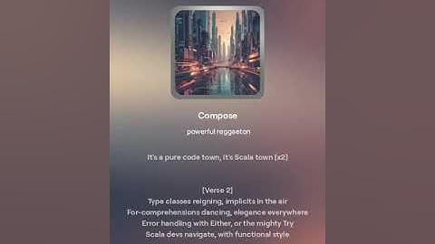 Scala Town: A Pure Code Anthem