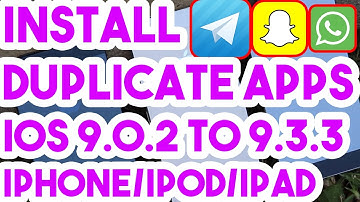 Updated New Install Duplicate Apps Free On iOS 9.0.2 To 9.3.3 On Your Jailbroken iPhone/iPod/iPad