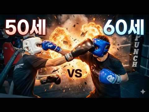 50세와 60세가 복싱 스파링을 하면 벌어지는 일 #복싱스파링 #50대60대대결 #복싱영상 #40대아재복서