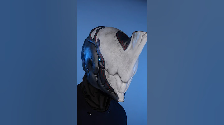 Making a Warframe helmet #warframe #tennocon #cosplay #warframecosplay #crafting #3dprinting