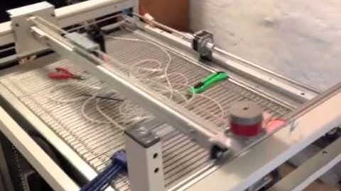 Laser cutter Y axis test