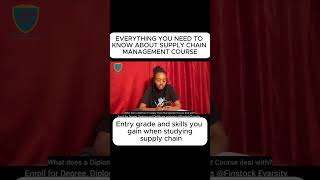 EVERYTHING YOU NEED TO SUPPLY CHAIN MANAGEMENT _ ENTRY GRADE AND SKILLS YOU GAIN WHEN STUDYING