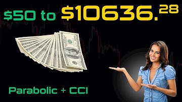 $50 to $10636.28 in 45 Minutes | Parabolic + CCI Binary Options Trading Strategy