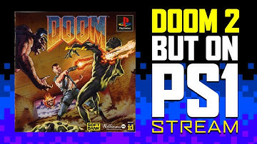 Doom 2... But on PS1! (Doom 2 on Real PS1 Hardware)