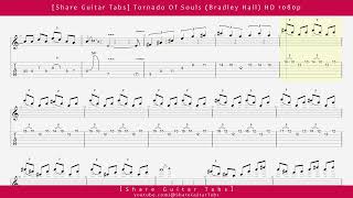 [Share Guitar Tabs] Tornado Of Souls (Bradley Hall) HD 1080p