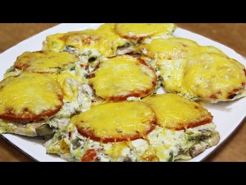 Видео рецепт Курица отбивная с овощами