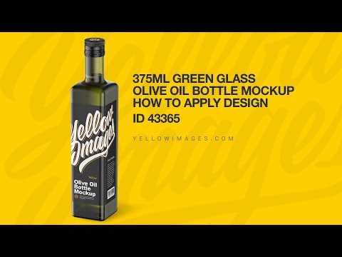 Download 375ml Green Glass Olive Oil Bottle Mockup In Bottle Mockups On Yellow Images Object Mockups Yellowimages Mockups