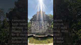 Kenapa Puncak Candi ini cuma 1 Kemuncak?Jejak naluri spiritual Jawa Kuno mengenal Sang Hyang Tunggal