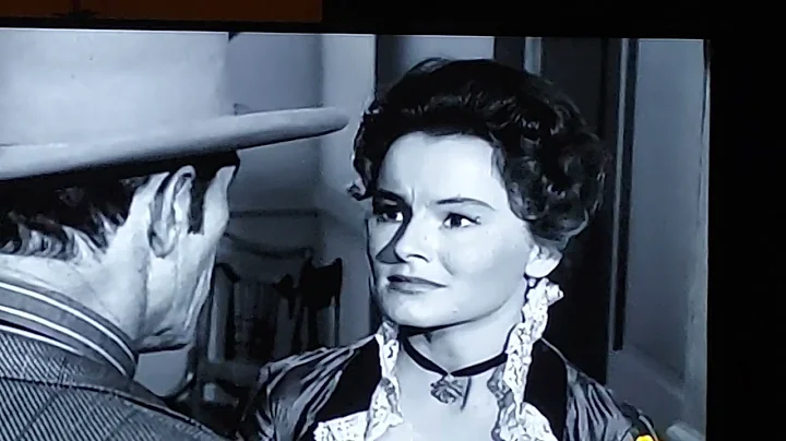 Ken Curtis kills a woman 1959 Gunsmoke James Drury...