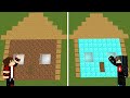 ماين كرافت بناء بيت تحت الأرض الدايموند ضد بناء بيت تحت الأرض الديرت