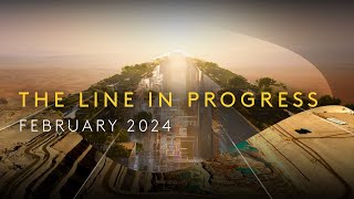 THE LINE in Progress - February 2024 Resimi