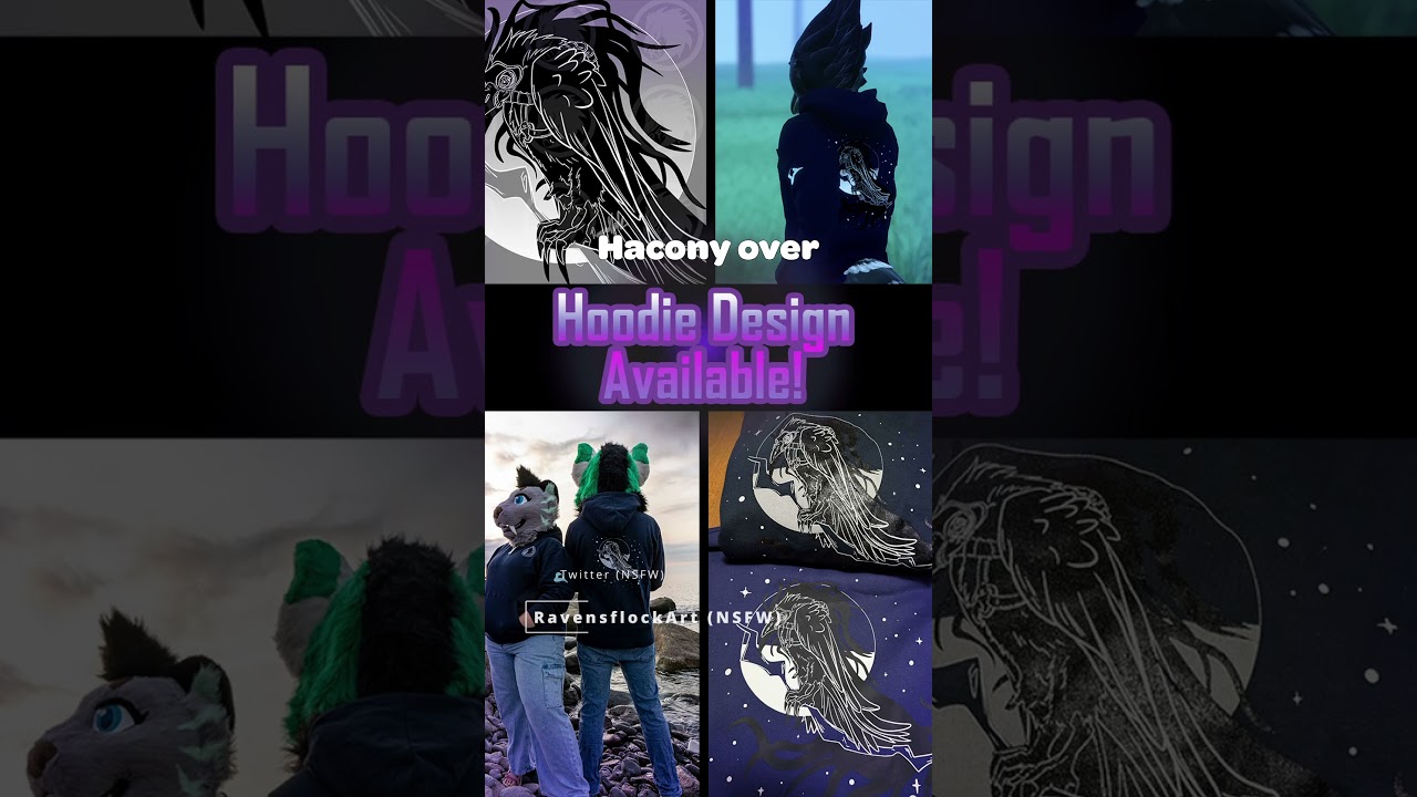 They're here! Hoodies Shipping NOW #furry #clothes #hoodie #designer #vrchat