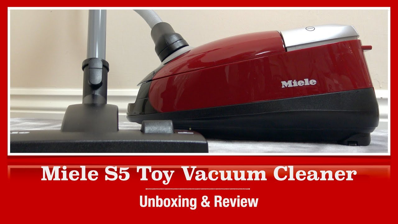 Miele S5 Toy Vacuum Cleaner By Theo Klein Unboxing & Demonstration - YouTube
