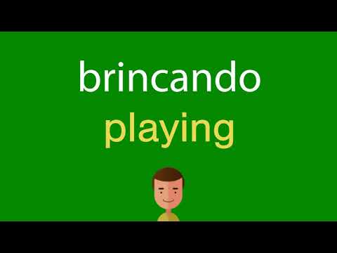 Vídeo: Como dizer brincando?