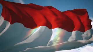 3D Animasi bendera merah putih berkibar Full HD.