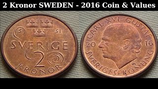2 Kronor SWEDEN - 2016 Coin & Values 2 Kronor SWEDEN - 2016 Coin & Values