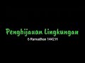 PENGHIJAUAN LINGKUNGAN oleh Tim Milenial Sei Ungar - Dompak