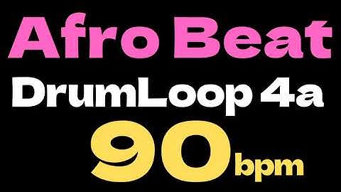 Tony Allen Afro Beat Drum Loop4a Practice Tool 90bpm