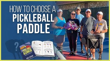 How to Choose a Pickleball Paddle | Bob Savar
