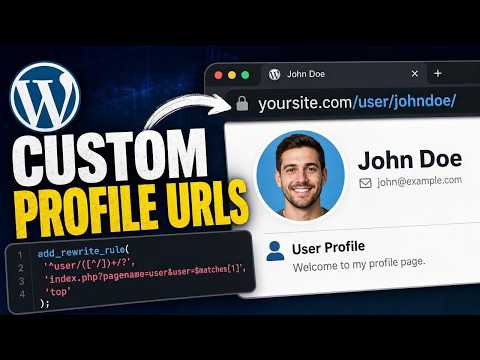 How to Create Custom WordPress User Profile URLs