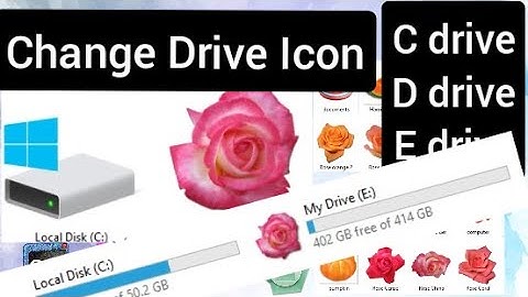 How to change Drives Icon. Win7/8/10