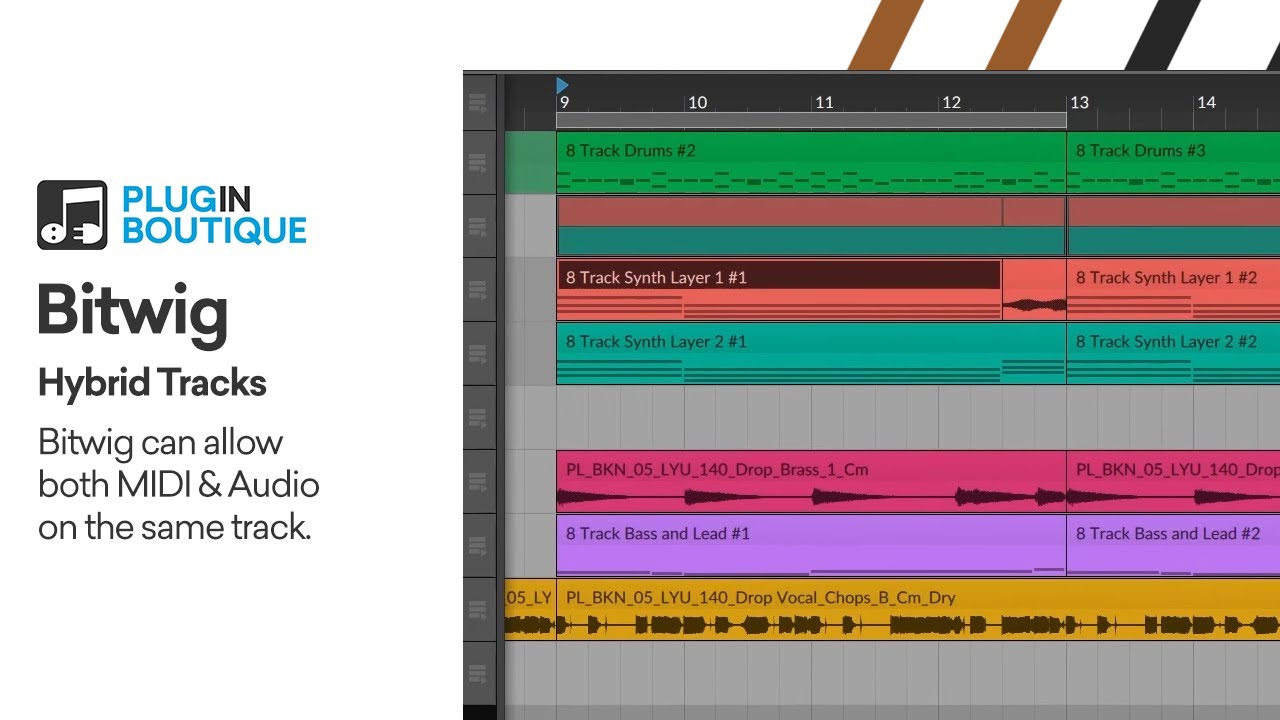 Bitwig Tutorial Hybrid Audio & MIDI Tracks YouTube