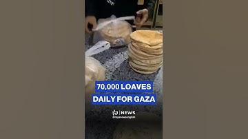 Jordan’s mobile bakery in Gaza: 70,000 loaves produced daily
