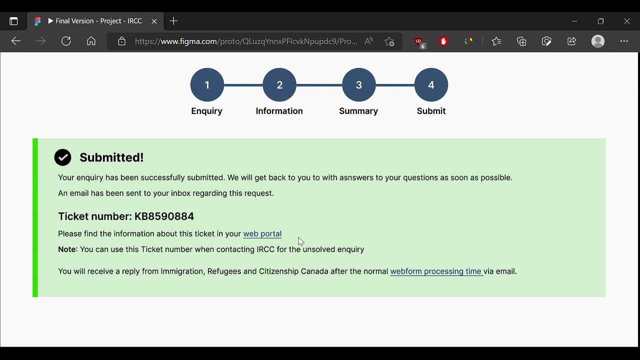 Ircc webform solution youtube