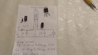 Стабилизатор для светодиодных ДХО, габаритов и пр. (12 Вольт)