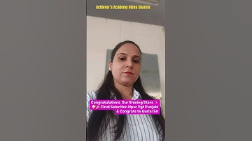 Congratulations to Our Shining Stars final selection Hpsc Pgt Punjabi #achieversacademy