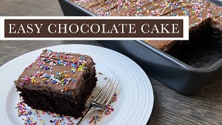 Who needs boxed cake when you can whip up an easy chocolate recipe
using pantry items. this super moist and rich is perfect for birthday
...