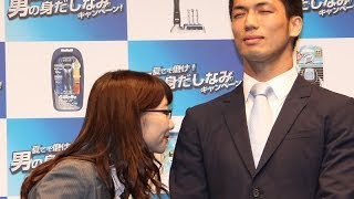 メガネ面接官・柏木由紀、村田涼平のニオイもチェック　夏こそ磨け！「男の身だしなみ」キャンペーン記念イベント(2)