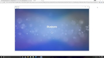 BlueJeans desktop application launcher Chrome extension
