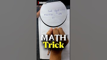 Find the last Digit ! Tips and tricks for find the last digit ! #shorts #mathtricks