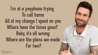 Payphone -  Maroon 5 ft  Wiz Khalifa (Lyrics) 🎵