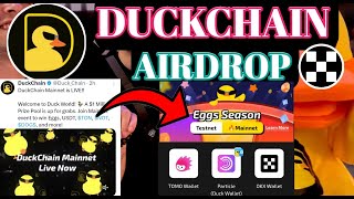 DuckChain Launch Mainnet। Duck Chain Snapshot Done। Duck Chain Airdrop। Duckchain Airdrop