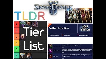[TLDR Tier List] Endless Infection [Starcraft 2 Co-op Mutation]