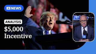 Trump promises USD$5,000 to all adult citizens if Republicans retain House and Senate | ABC NEWS
