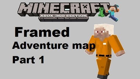 Minecraft xbox 360 edition: Framed adventure map - Part 1