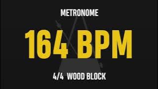 Download lagu 164 BPM 4/4 - Best Metronome (Sound : Wood block)