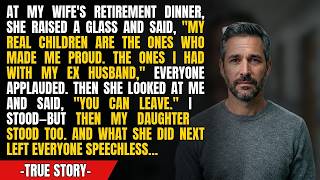 My Wife Humiliated Me at Her Retirement Party—Then My Daughter Stood Up And Left Other Speech