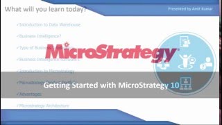 MicroStrategy Tutorial | Overview of MicroStrategy Data Discovery Platform
